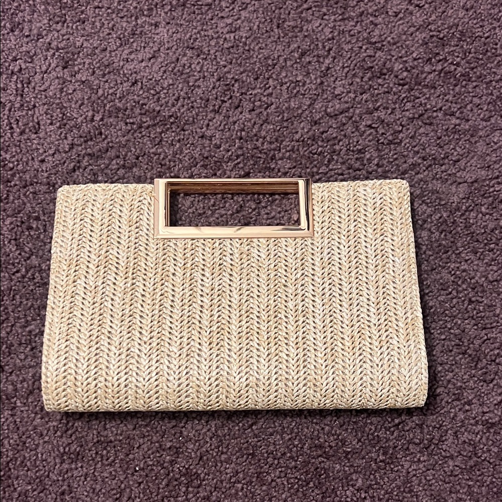 Elegant Tan Clutch Bag